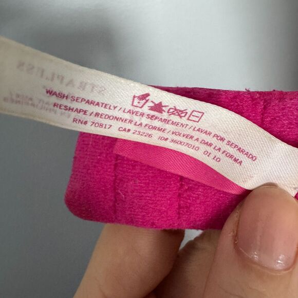 Pink Victoria's Secret Strapless Convertible Bra 36C - Picture 7 of 14